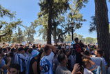 Argentina fans watching the world cup