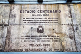 Estadio Centenario exterior before a Uruguay home game