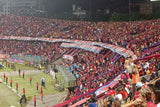 Fans of Independiente Medellin in their stadium