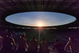 Maracana Stadium in Brazil in the sun