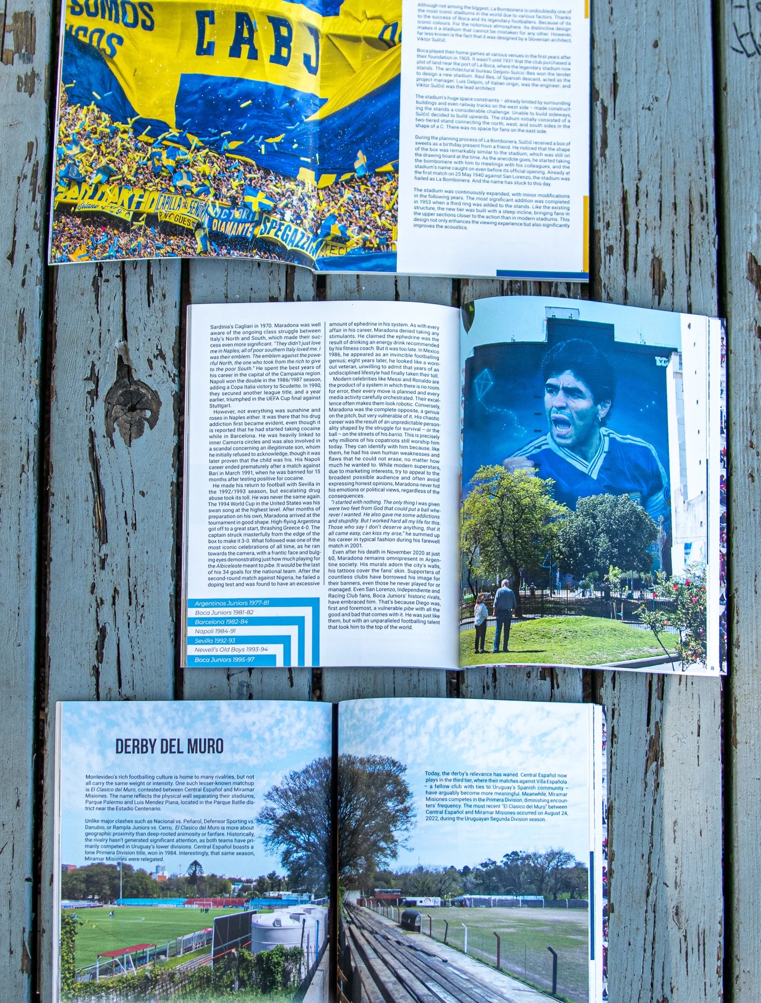 Close-up of Photo Curva Buenos Aires edition cover design