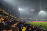 the seated section of Boca Junior's stadium