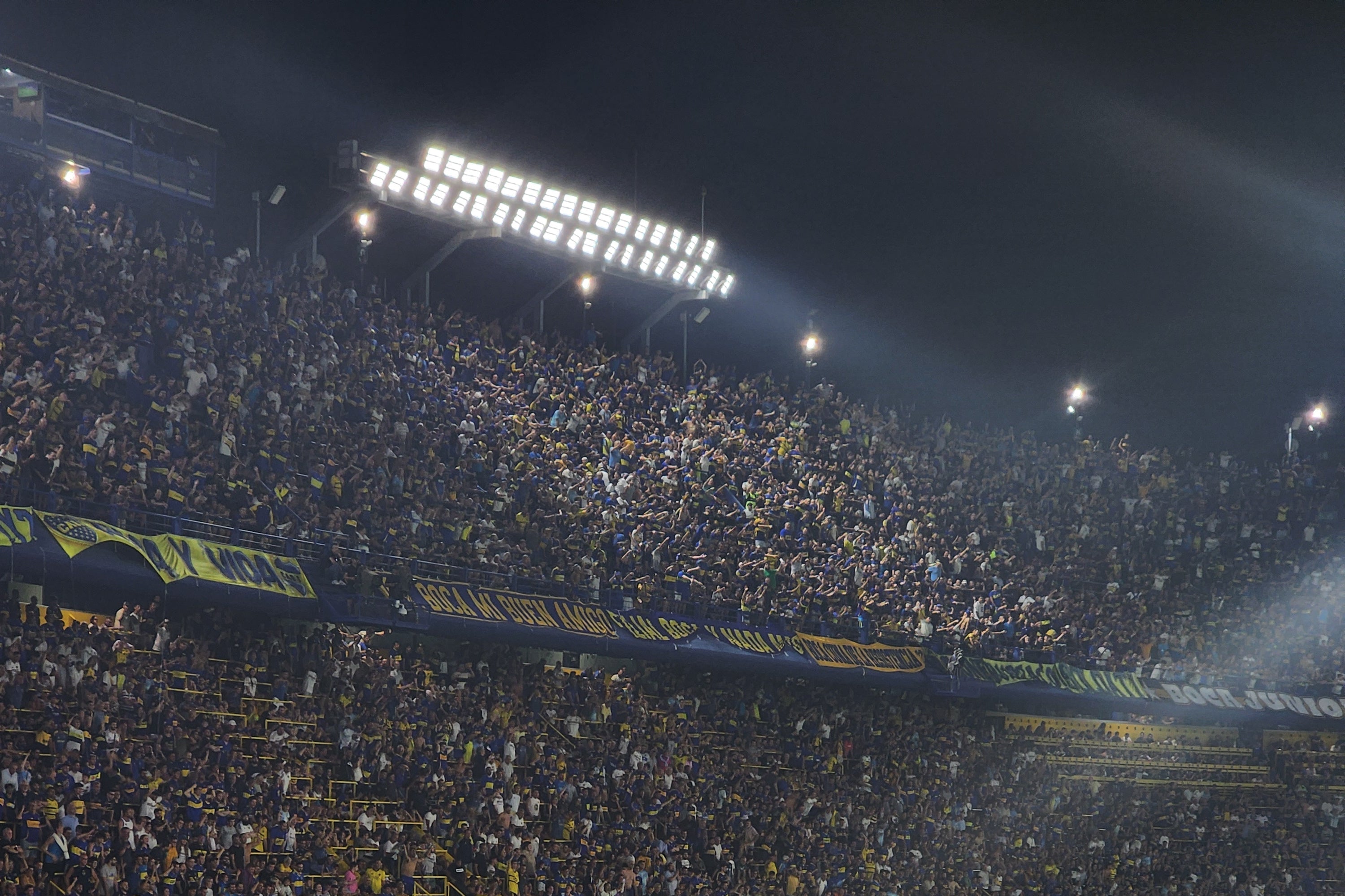 Inside La Bombonera — Game in Progress